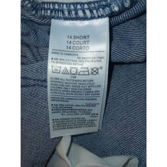 Old Navy denim high rise straight leg wow jeans size 14 short, petite - Picture 5 of 5